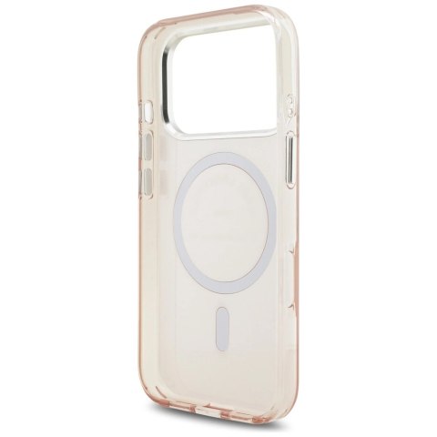 Etui Karl Lagerfeld IML Karl RSG Logo MagSafe do iPhone 17 Pro - różowe
