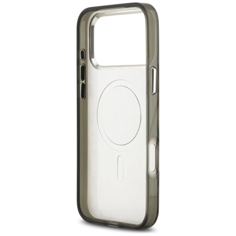 Etui Karl Lagerfeld IML Leopard Pattern MagSafe do iPhone 17 Pro Max - brązowe