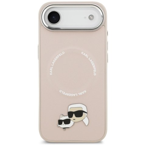 Etui Karl Lagerfeld Karl & Choupette Pins MagSafe do iPhone Air różowe