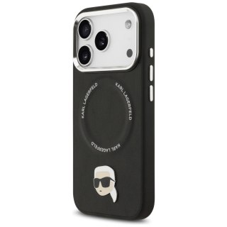 Etui Karl Lagerfeld Karl Pin MagSafe do iPhone 17 Pro - czarne