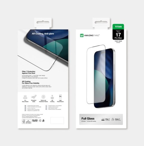 Szkło hartowane AMAZINGTHING Titan Vision 7 na iPhone 17 Pro Max