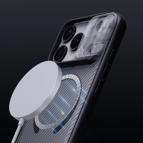 CamShield Pro Magnetic Case IP17 Pro Transparent black CamShield Pro Magnetic Case IP17 Pro Transparent black