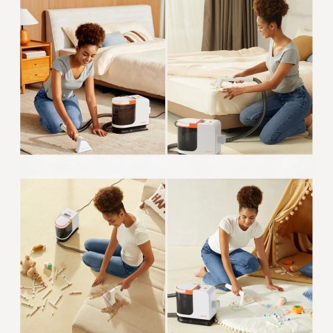 Odkurzacz piorący UWANT B200-SE 12000Pa 450W czyszczenie parowe - biały