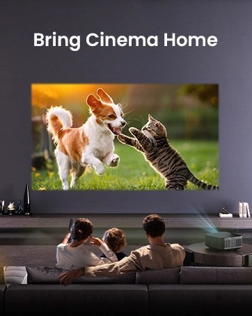 Projektor multimedialny Yaber K3 LCD FullHD 1080p z głosnikami JBL - czarny