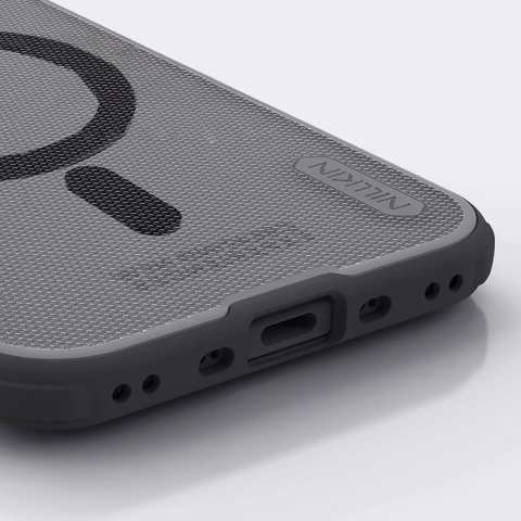 Super Frosted Shield Pro Magnetic Case IP17 Air Transparent black