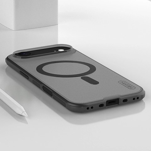 Super Frosted Shield Pro Magnetic Case IP17 Air Transparent black