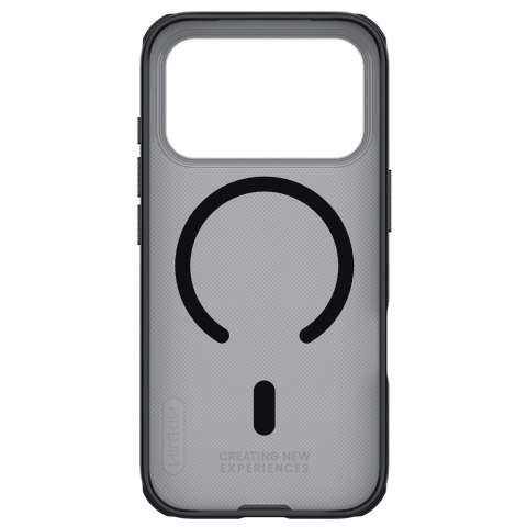 Super Frosted Shield Pro Magnetic Case IP17 Pro Transparent black