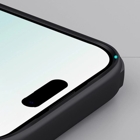 Super Frosted Shield Pro Magnetic Case IP17 Pro Transparent black