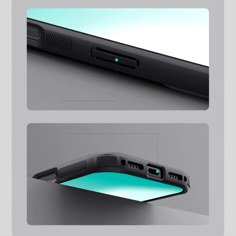 Super Frosted Shield Pro Magnetic Case IP17 Pro Transparent black