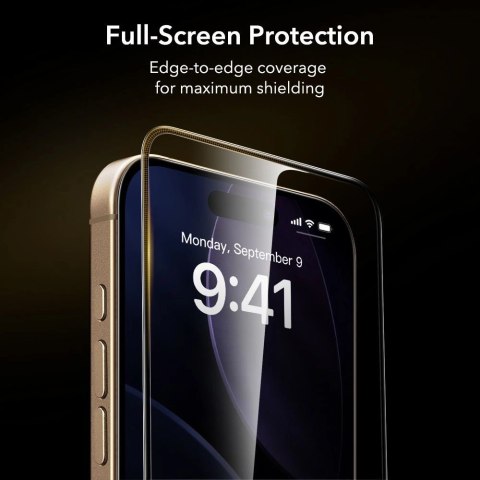 Szkło hartowane ESR UltraFit Armorite Pro na iPhone 17 Pro - przezroczyste