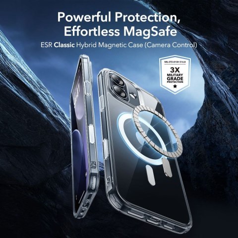 ESR CLASSIC HYBRID MAGSAFE & TEMPERED GLASS IPHONE 17 CLEAR