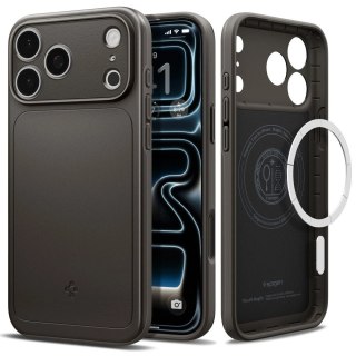Etui Spigen Thin Fit MagSafe na iPhone 17 Pro - szare