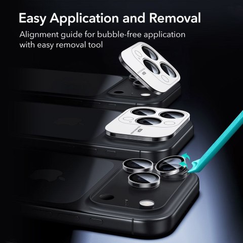 OSŁONA NA APARAT ESR ARMORITE CAMERA PROTECTOR IPHONE 14 PRO / MAX / 15 PRO / MAX / 16 PRO / MAX / 17 PRO / MAX CLEAR