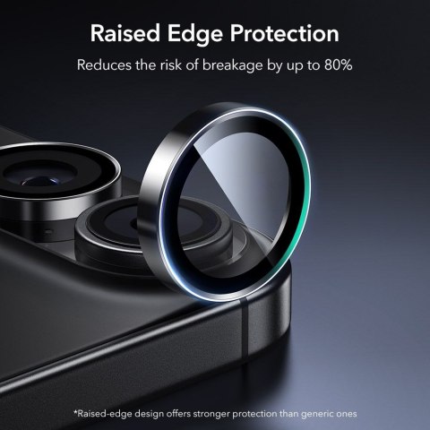 OSŁONA NA APARAT ESR ARMORITE CAMERA PROTECTOR IPHONE 16 / 16 PLUS / 17 BLACK