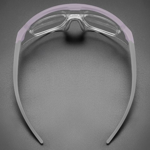 Okulary rowerowe Rockbros polaryzacyjne z ochroną UV i wkładką korekcyjną - fioletowe