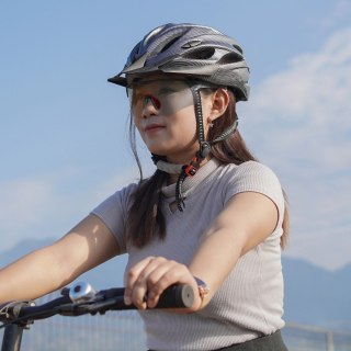 Okulary rowerowe Rockbros polaryzacyjne z ochroną UV i wkładką korekcyjną - szare