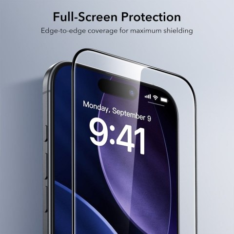 SZKŁO HARTOWANE ESR ULTRAFIT TEMPERED GLASS 2-PACK IPHONE AIR BLACK