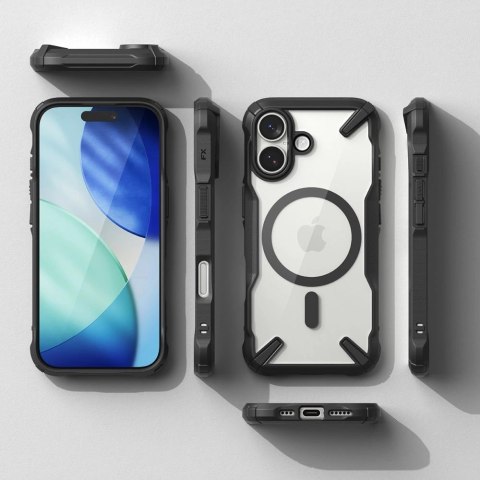 Etui Ringke Fusion X Magnetic MagSafe na iPhone 17 - czarne