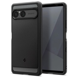 Etui Spigen Rugged Armor na Sony Xperia 10 VII - czarny mat