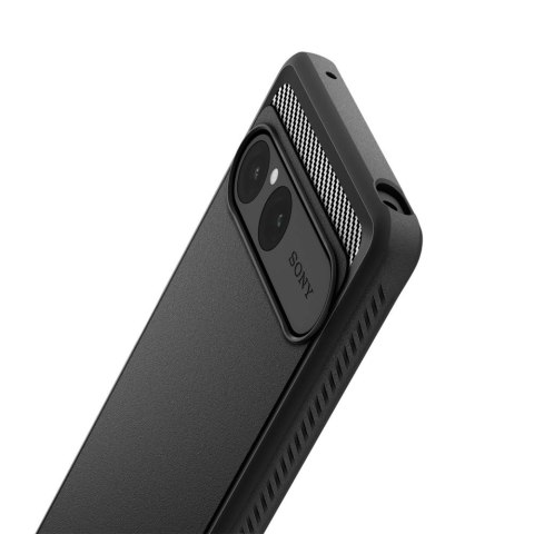 Etui Spigen Rugged Armor na Sony Xperia 10 VII - czarny mat