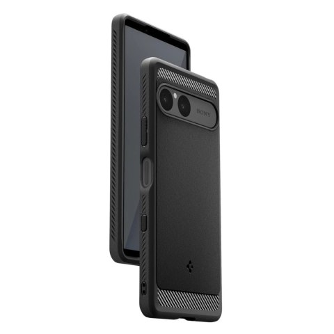 Etui Spigen Rugged Armor na Sony Xperia 10 VII - czarny mat