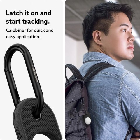Etui Spigen Vault na Apple AirTag - czarny mat