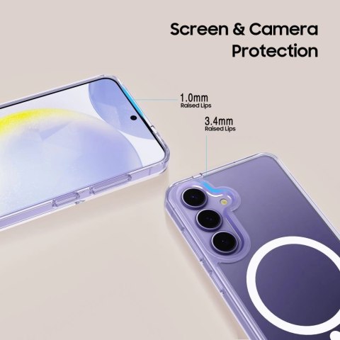 Etui Tech-Protect FlexAir Hybrid MagSafe na Samsung Galaxy S25 FE - przezroczyste
