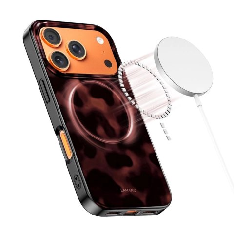 Etui Tech-Protect Lamano MagSafe na iPhone 17 Pro Max - czarno-czerwone