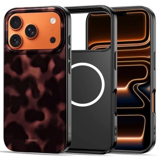 Etui Tech-Protect Lamano MagSafe na iPhone 17 Pro - czarno-czerwone