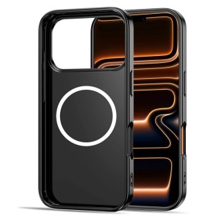 Etui Tech-Protect Lamano MagSafe na iPhone 17 Pro - czarno-czerwone