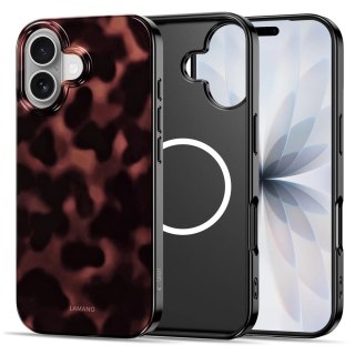 Etui Tech-Protect Lamano MagSafe na iPhone 17 - czarno-czerwone