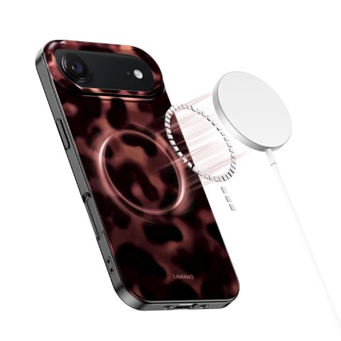 Etui Tech-Protect Lamano MagSafe na iPhone Air - czarno-czerwone