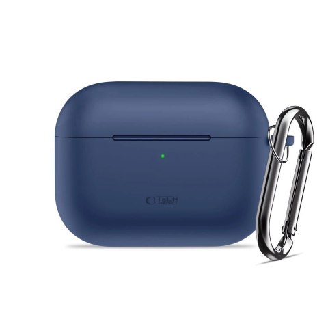 Etui Tech-Protect Silicone Hook na AirPods Pro - granatowe