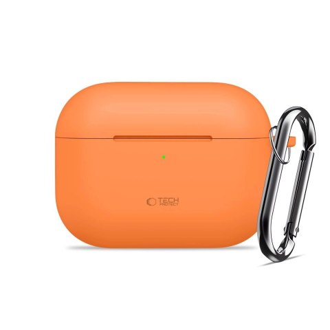 Etui Tech-Protect Silicone Hook na AirPods Pro - pomarańczowe
