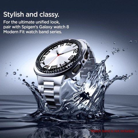 Nakładka Spigen Bezel Tune Pro Diver na Samsung Galaxy Watch 8 44 mm - czarna