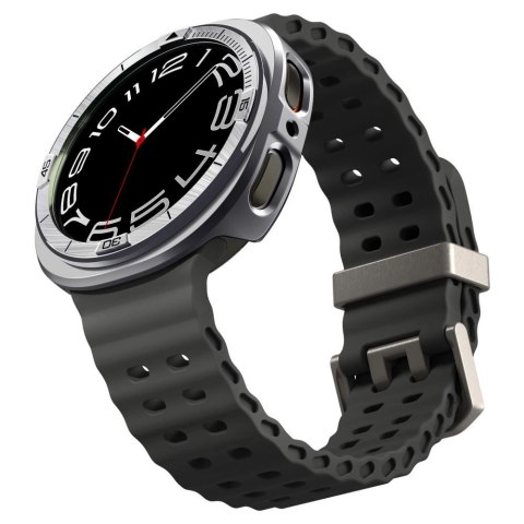 Nakładka Spigen Bezel Tune Pro Pilot na Samsung Galaxy Watch 8 44 mm - srebrna