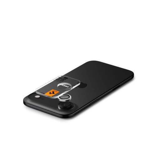 Osłona aparatu Spigen Optik Pro GLAS.TR "EZ FIT" 2-pack na iPhone Air - srebrna