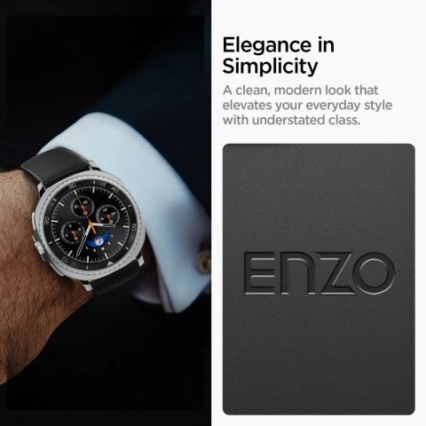 Pasek Spigen Enzo na Samsung Galaxy Watch 40 / 44 / 46 mm - czarny