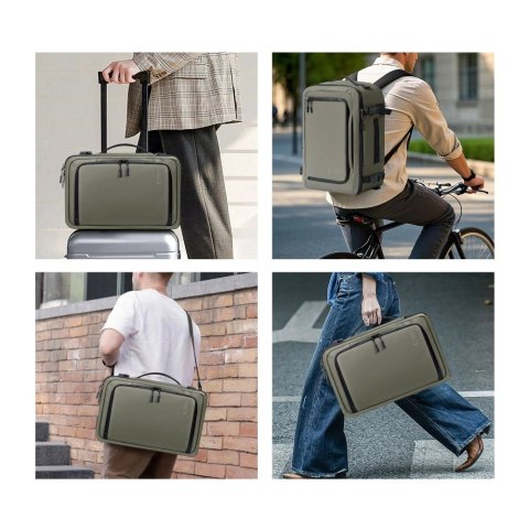 Plecak Tech-Protect Defender S50 do Ryanair & Wizzar, na laptopa 20L - oliwkowy
