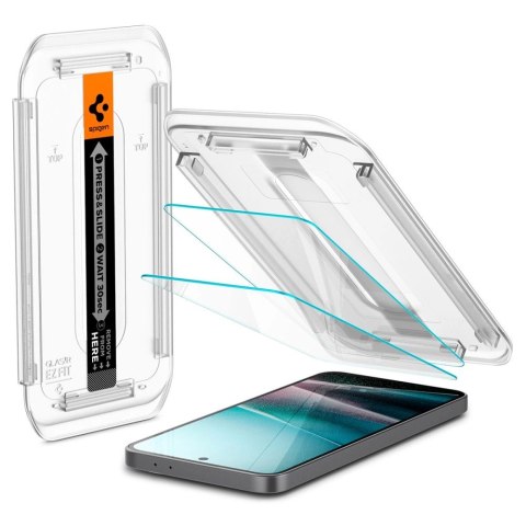 Szkło hartowane Spigen Glas.TR "Ez Fit" 2-pack na Samsung Galaxy A36 5G - przezroczyste