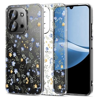 Etui Tech-Protect FlexAir na Xiaomi Redmi 15C 173 mm / Poco 85C 173 mm - stokrotki z liśćmi