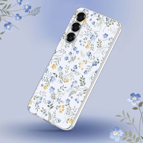 Etui Tech-Protect FlexAir na Xiaomi Redmi 15C 173 mm / Poco 85C 173 mm - stokrotki z liśćmi