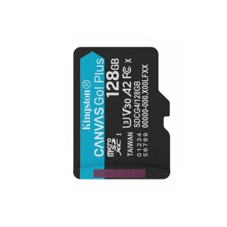 Kingston karta pamięci 128GB SDXC Canvas Go Plus Gen4 200MB/s C10 UHS-I U3 V30