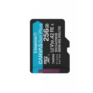 Kingston karta pamięci 256GB SDXC Canvas Go Plus Gen4 200MB/s C10 UHS-I U3 V30