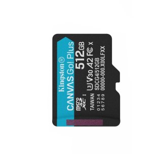 Kingston karta pamięci 512GB SDXC Canvas Go Plus Gen4 200MB/s C10 UHS-I U3 V30