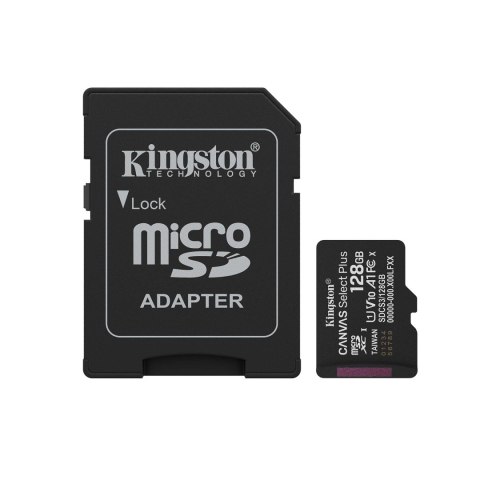 Kingston karta pamięci microSD 128GB Canvas Select+
