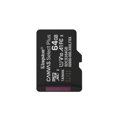 Kingston *microSD 64GB Canvas Select+ G3 150MB/s