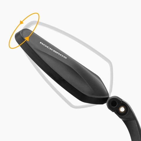 Lusterko rowerowe Rockbros 26210001004 wsteczne prawe - czarne