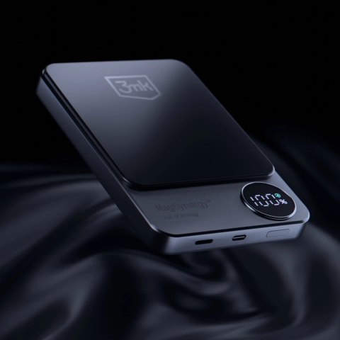 Powerbank 3mk MagSynergy z MagSafe 5000 mAh 18W - czarny