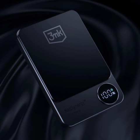 Powerbank 3mk MagSynergy z MagSafe 5000 mAh 18W - czarny